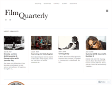 Tablet Screenshot of filmquarterly.org